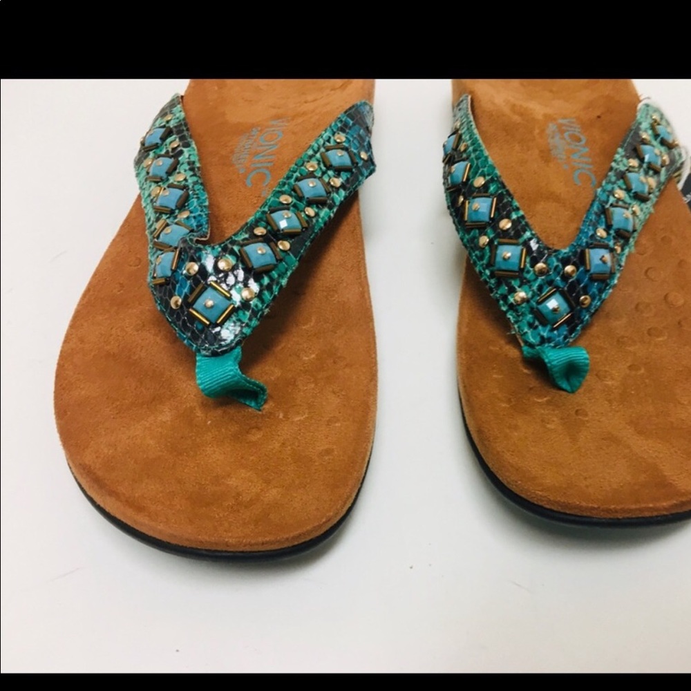 Vionic Sandals NWT Floriana Teal